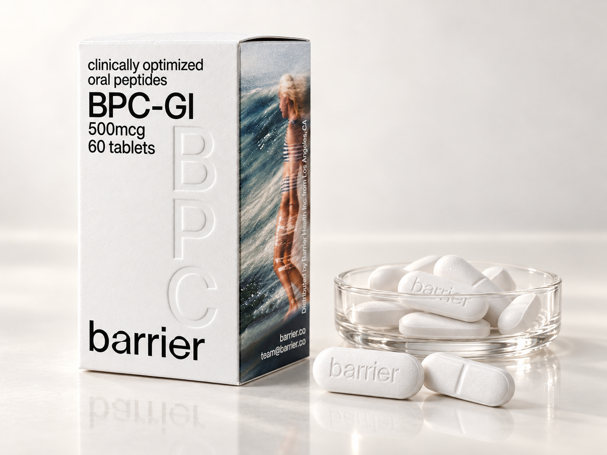 Barrier BPC-GI box with tablets